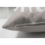 Çift Taraflı Home Sweet Home Dijital Baskılı Süet Yastık Kırlent Kılıfı Realhomes