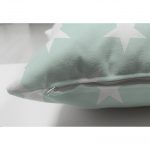 Çift Taraflı Yıldız Desen Dijital Baskılı Süet Yastık Kırlent Kılıfı Realhomes