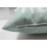 Çift Taraflı Home Sweet Home Dijital Baskılı Süet Yastık Kırlent Kılıfı Realhomes