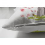 - Suet-K-801-2 - Realhomes Çift Taraflı Çiçek Desenli Dijital Baskılı Süet Yastık Kırlent Kılıfı Realhomes