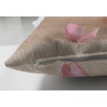 Çift Taraflı Çiçek Sepeti Desen Dijital Baskılı Süet Yastık Kırlent Kılıfı Realhomes