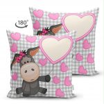 - Suet-K-833-1 - Realhomes Realhomes Çift Taraflı Dijital Baskılı Süet Yastık Kırlent Kılıfı Realhomes