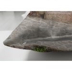 - Suet-K-836-2 - Realhomes  Çift Taraflı Çiçek Penceresi Desen Dijital Baskılı Süet Yastık Kırlent Kılıfı Realhomes