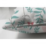 - Suet-K-845-2 - Realhomes Çift Taraflı Modern Flamingo Desenli Dijital Baskılı Süet Yastık Kırlent Kılıfı Realhomes