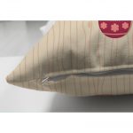 - Suet-K-883-2 - Realhomes Çift Taraflı Modern Kuş Desenli Dijital Baskılı Süet Yastık Kırlent Kılıfı Realhomes