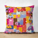 - Suet-K-887 - Realhomes Realhomes Çift Taraflı Dijital Baskılı Süet Yastık Kırlent Kılıfı Realhomes