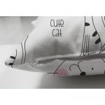 - Suet-K-906-2 - Realhomes  Çift Taraflı Kedi Desenli Dijital Baskılı Süet Yastık Kırlent Kılıfı Realhomes