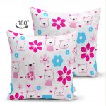 Realhomes Çift Taraflı Dijital Baskılı Süet Yastık Kırlent Kılıfı Realhomes