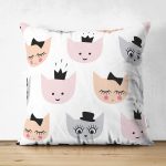 - Suet-K-911 - Realhomes  Realhomes Çift Taraflı Dijital Baskılı Süet Yastık Kırlent Kılıfı Realhomes