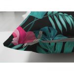 - Suet-K-912-2 - Realhomes Çift Taraflı Çiçek Desenli Dijital Baskılı Süet Yastık Kırlent Kılıfı Realhomes