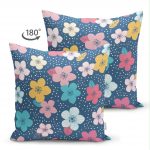- Suet-K-919-1 - Realhomes Çift Taraflı Çiçek Desenli Dijital Baskılı Süet Yastık Kırlent Kılıfı Realhomes