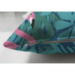 - Suet-K-939-2 - Realhomes Çift Taraflı Flamingo Desenli Dijital Baskılı Süet Yastık Kırlent Kılıfı Realhomes