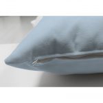 - Suet-K-953-2 - Realhomes  Çift Taraflı Bebek Mavi Dijital Baskılı Dekoratif Süet Yastık Kırlent Kılıfı Realhomes