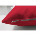 - Suet-K-956-2 - Realhomes  Çift Taraflı Kırmızı Renkli Dijital Baskılı Dekoratif Süet Yastık Kırlent Kılıfı Realhomes