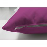 - Suet-K-959-2 - Realhomes  Çift Taraflı Mor Renkli Dijital Baskılı Dekoratif Süet Yastık Kırlent Kılıfı Realhomes