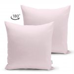 - Suet-K-960-1 - Realhomes  Çift Taraflı Pembe Renkli Dijital Baskılı Dekoratif Süet Yastık Kırlent Kılıfı Realhomes