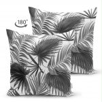 - Suet-K-971-1 - Realhomes Realhomes Çift Taraflı Dijital Baskılı Dekoratif Süet Yastık Kırlent Kılıfı Realhomes