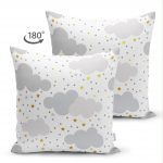 - Suet-K-977-1 - Realhomes  Realhomes Çift Taraflı Dijital Baskılı Dekoratif Süet Yastık Kırlent Kılıfı Realhomes
