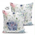 - Suet-K-979-1 - Realhomes Realhomes Çift Taraflı Dijital Baskılı Dekoratif Süet Yastık Kırlent Kılıfı Realhomes