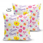 - Suet-K-984-1 - Realhomes Realhomes Çift Taraflı Dijital Baskılı Dekoratif Süet Yastık Kırlent Kılıfı Realhomes