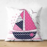 - Suet-K-985 - Realhomes Realhomes Çift Taraflı Dijital Baskılı Dekoratif Süet Yastık Kırlent Kılıfı Realhomes