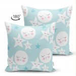 - Suet-K-986-1 - Realhomes Realhomes Çift Taraflı Dijital Baskılı Dekoratif Süet Yastık Kırlent Kılıfı Realhomes