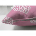 - Suet-K-989-2 - Realhomes Real Homes Çift Taraflı Dijital Baskılı Dekoratif Süet Yastık Kırlent Kılıfı Realhomes