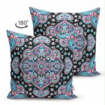 - Suet-K-991-1 - Realhomes Çift Taraflı Real Homes Dijital Baskılı Dekoratif Süet Yastık Kırlent Kılıfı Realhomes