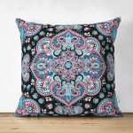 - Suet-K-991 - Realhomes Çift Taraflı Real Homes Dijital Baskılı Dekoratif Süet Yastık Kırlent Kılıfı Realhomes