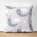 Çift Taraflı Real Homes Dijital Baskılı Dekoratif Süet Yastık Kırlent Kılıfı Realhomes