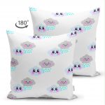 - Suet-K-994-1 - Realhomes Çift Taraflı Real Homes Dijital Baskılı Dekoratif Süet Yastık Kırlent Kılıfı Realhomes