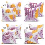 - Suet-K4luset109-Gorsel2 - Realhomes  Realhomes Çift Taraflı Özel Tasarım Sulu Boya Baskılı 4'Lü Süet Kırlent Kılıf Seti Realhomes