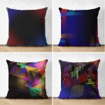 - Suet-K4luset145-Gorsel1 - Realhomes  Çift Taraflı Renkli Geometrik Tasarımlı Modern 4'Lü Süet Kırlent Kılıf Seti Realhomes