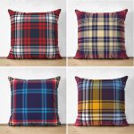 - Suet-K4luset153-Gorsel1 - Realhomes  Çift Taraflı Ekose Özel Tasarım 4'Lü Süet Kırlent Kılıf Seti Realhomes