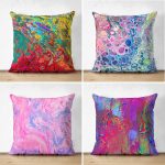 - Suet-K4luset174-Gorsel1 - Realhomes Çift Taraflı Sulu Boya Ebru Sanatı Tasarımlı 4'Lü Süet Kırlent Kılıf Seti Realhomes