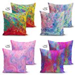 - Suet-K4luset174-Gorsel2 - Realhomes Çift Taraflı Sulu Boya Ebru Sanatı Tasarımlı 4'Lü Süet Kırlent Kılıf Seti Realhomes