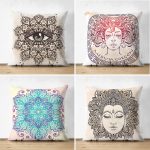 - Suet-K4luset2-Gorsel1 - Realhomes  Çift Taraflı Medusa Gorgon Özel Tasarım Dijital Baskılı 4'Lü Süet Kırlent Kılıf Seti Realhomes