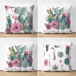 - Suet-K4luset230-Gorsel1 - Realhomes  Realhomes Çift Taraflı Kaktüs Desen Motifli 4'lü Dekoratif Süet Yastık Kırlent Kılıf Seti Realhomes