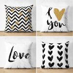 - Suet-K4luset233-Gorsel1 - Realhomes Realhomes Çift Taraflı 4'lü I Love You Kombin Süet Yastık Kırlent Kılıf Seti Realhomes