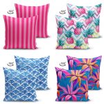 - Suet-K4luset276-Gorsel2 - Realhomes Realhomes Çift Taraflı Dijital Baskılı Dekoratif 4'lü Süet Yastık Kırlent Kılıf Seti Realhomes