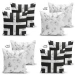 - Suet-K4luset280-Gorsel2 - Realhomes  Realhomes Çift Taraflı Mermer Motifli 4'lü Süet Yastık Kırlent Kılıf Seti Realhomes