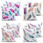 - Suet-K4luset285-Gorsel2 - Realhomes  Dekoratif Tüyler 4'lü Çift Taraflı Süet Yastık Kırlent Kılıf Seti Realhomes