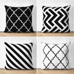 - Suet-K4luset286-Gorsel1 - Realhomes  Dekoratif Zigzag Desenli Ogea 4'lü Çift Taraflı Süet Yastık Kırlent Kılıf Seti Realhomes