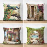 - Suet-K4luset288-Gorsel1 - Realhomes  Dekoratif Manzara 4'lü Çift Taraflı Süet Yastık Kırlent Kılıf Seti Realhomes