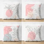 - Suet-K4luset78-Gorsel1 - Realhomes  Beyaz Zeminli Botanik Portre Çizimli Özel Tasarım 4'lü Çift Taraflı Süet Yastık Kırlent Kılıf Seti Realhomes