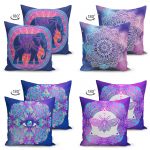 - Suet-K4luset8-Gorsel2 - Realhomes  Gökyüzü Zeminde Damask Baskılı 4'Lü Çift Taraflı Süet Kırlent Kılıf Seti Realhomes