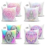 - Suet-K4luset9-Gorsel2 - Realhomes Realhomes Çift Taraflı Özel Tasarım Fatma Ana Eli Desenli 4'Lü Çift Taraflı Süet Kırlent Kılıf Seti Realhomes