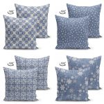- Suet-K4luset92-Gorsel2 - Realhomes  Kot Zeminli Yıldız Ve Kristal Taneleri Özel Tasarım 4'lü Çift Taraflı Süet Yastık Kırlent Kılıf Seti Realhomes