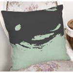 Çift Renkli Modern Motifli Dijital Baskılı Modern Yastık Kırlent Kılıfı Realhomes