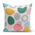 Sanatsal Modern Tasarımlı Dijital Baskılı Modern Yastık Kırlent Kılıfı Realhomes